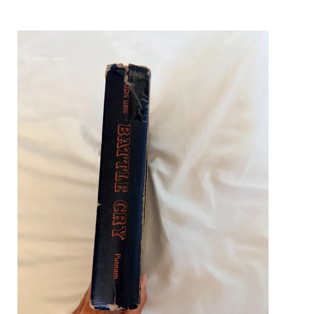 BATTLE CRY Leon Uris 1953 Hardcover 1st Edition True First Printing USMC WWII